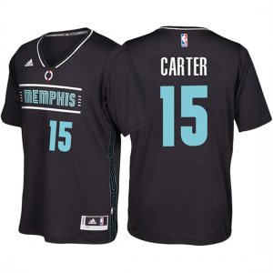 Maillot Manga Cort Vince Carter Grizzlies 15 Noir