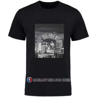 Maillot Manche Courte Oklahoma City Thunder Ville Noir