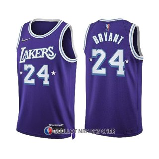 Maillot Los Angeles Lakers Kobe Bryant NO 24 Ville Edition 2021-22 Volet