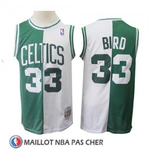 Maillot Boston Celtics Larry Bird Retro Vert Blanc