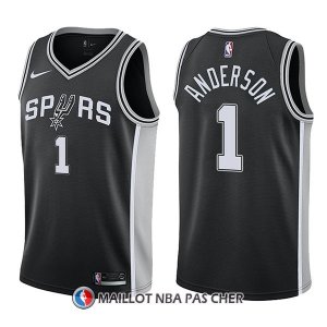 Maillot San Antonio Spurs Kyle Anderson Icon 1 2017-18 Noir