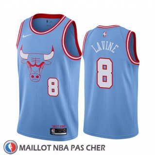Maillot Chicago Bulls Zach Lavine Ville Bleu