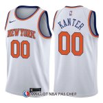 Maillot New York Knicks Enes Kanter Association 00 2017-18 Blanc