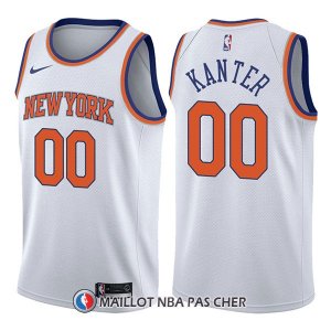Maillot New York Knicks Enes Kanter Association 00 2017-18 Blanc