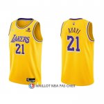 Maillot Los Angeles Lakers Joel Ayayi NO 21 75th Anniversary 2021-22 Jaune