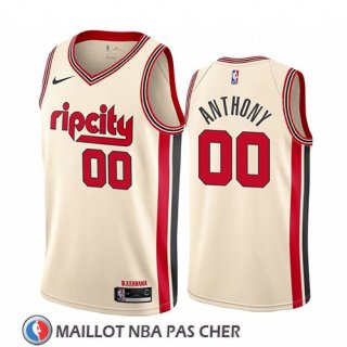 Maillot Portland Trail Blazers Carmelo Anthony Ville 2019-20 Cream