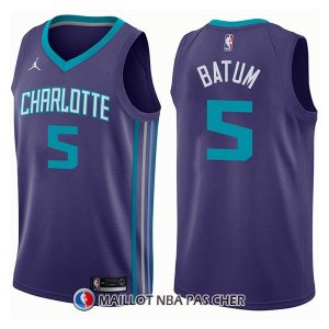 Maillot Charlotte Hornets Nicolas Batum Statement 5 2017-18 Volet