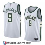 Maillot Milwaukee Bucks Donte Divincenzo No 9 Association 2018 Blanc