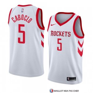 Maillot Houston Rockets Bruno Caboclo Association 2018 Blanc