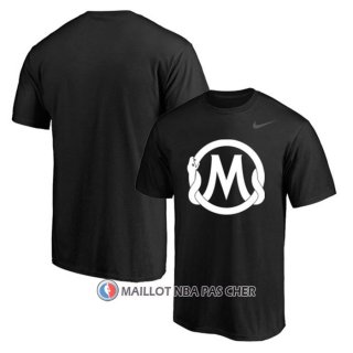 Maillot Manche Courte Los Angeles Lakers Mamba Academy Noir