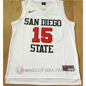 Maillot Leonard San Diego State #15 Blanc