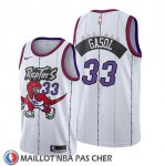 Maillot Tornto Raptors Marc Gasol Classic Edition 2019-20 Blanc