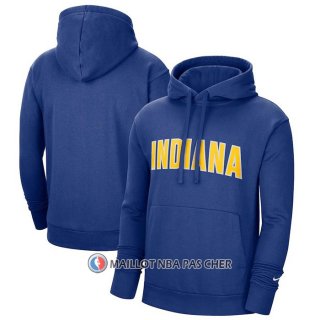 Veste a Capuche Indiana Pacers Ville 2020-21 Bleu