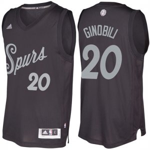 Maillot Navidad 2016 Manu Ginobili Spurs 20 Noir