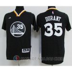 Maillot NBA Manche courte Warriors Durant 35# Noir