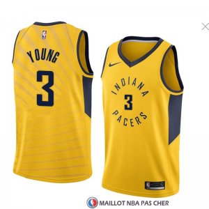 Maillot Indiana Pacers Joe Young Statement 2018 Jaune
