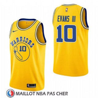 Maillot Golden State Warriors Jacob Evans Iii Hardwood Classic 2018-19 Jaune