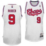 Maillot ABA de Parker San Antonio Spurs #9 Blanc