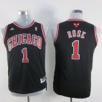 Maillot Enfant de Noir Rose Chicago Bulls Revolution 30