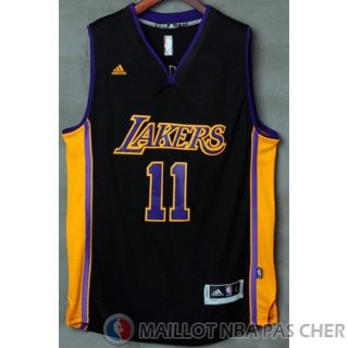 Maillot Lakers ventilateurs Yi Los #11 Noir