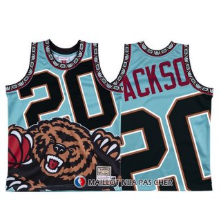 Maillot Memphis Grizzlies Josh Jackson Mitchell & Ness Big Face Vert