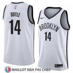 Maillot Brooklyn Nets Milton Doyle No 14 Association 2018 Blanc