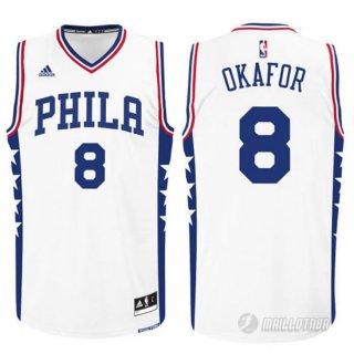 Maillot Philadelphia 76ers Okafor #8 Blanc