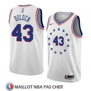 Maillot Philadelphia 76ers Jonah Bolden Earned 2018-19 Gris
