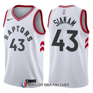 Maillot Tornto Raptors Pascal Siakam Association 43 2017-18 Blanc