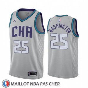 Maillot Charlotte Hornets P. J. Washington Ville Edition Gris