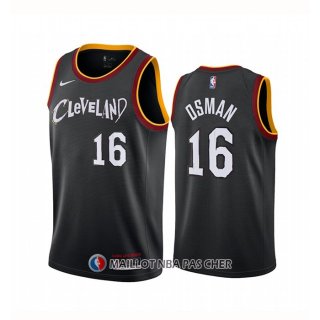Maillot Cleveland Cavaliers Cedi Osman Ville 2020-21 Noir