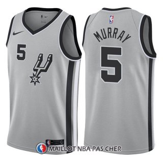 Maillot San Antonio Spurs Dejounte Murray Statement 5 2017-18 Gris