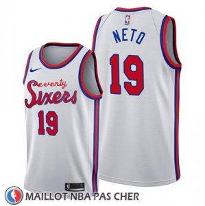 Maillot Philadelphia 76ers Raul Neto Classic 2019-20 Blanc  Maillot Philadelphia 76ers Raul Neto Classic 2019-20 Blanc