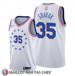 Maillot Philadelphia 76ers Marial Shayok Earned Blanc