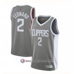 Maillot Los Angeles Clippers Kawhi Leonard Earned 2020-21 Gris
