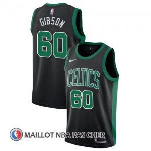 Maillot Boston Celtics Jonathan Gibson 60 Statement 2017-18 Noir