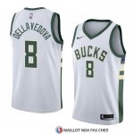 Maillot Milwaukee Bucks Matthew Dellavedova Association 2018 Blanc