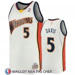 Maillot Golden State Warriors Baron Davis 2009-10 Hardwood Classics Blanc