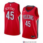 Maillot New Orleans Pelicans Dairis Bertans Statement 2018 Rouge