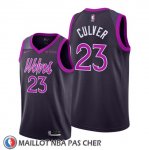 Maillot Minnesota Timberwolves Jarrett Culver Ville 2019-20 Volet