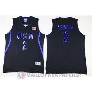 Maillot NBA Twelve USA Dream Team Leonard 2# Noir