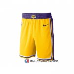 Short Los Angeles Lakers Jaune