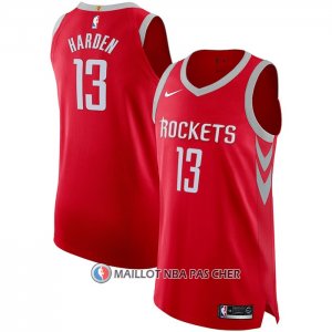Maillot Houston Rockets James Harden NO 13 Icon Authentique Rouge