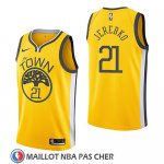 Maillot Golden State Warriors Jonas Jerebko Earned 2018-19 Jaune
