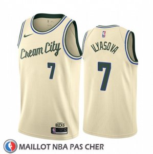 Maillot Milwaukee Bucks Ersan Ilyasova Ville Crema