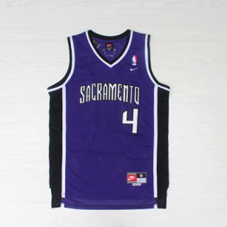 Maillot Sacramento Kings Webber #4 Pourpre