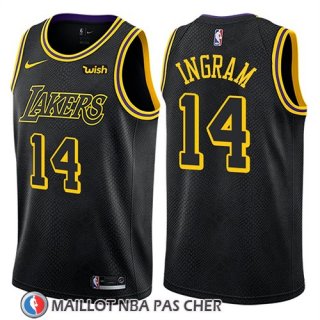 Maillot Los Angeles Lakers Brandon Ingram Ciudad 2018 Noir
