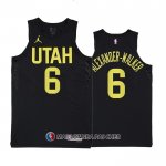 Maillot Utah Jazz Nickeil Alexander-Walker NO 6 Statement 2022-23 Noir