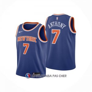 Maillot Enfant New York Knicks Carmelo Anthony NO 7 Icon Bleu