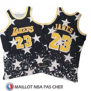 Maillot Lakers Lebron James Hardwood 23 Retro 1997-98 Noir